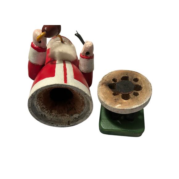 GUC Vintage Wooden Santa Smoker Incense Burner 9" Tall Christmas Holidays - Picture 3 of 3